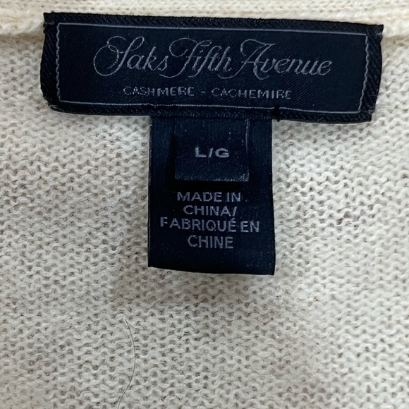 Saks Fifth Avenue Cashmere Sweater - Picture 2 of 4